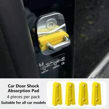 14pcs Universal Car Door Shock Absorbers, Car Door Buckle Silent Shock-Absorbing Pads, Anti-Vibration Cushion Pads, 2026 New Model - Multi-color-4PCS - View 13