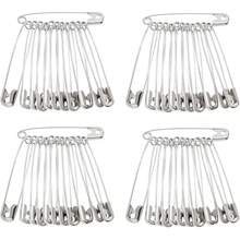 120PCS Safety Pins Nickel Plated, Sharp For Sewing | Nickel-Plated Rust-Proof Metal, Sharp Tip For Easy Piercing, Secure Buckle Design, For Sewing Quilting Jewelry DIY Crafts - 120pcs Pin Round Box - View 1