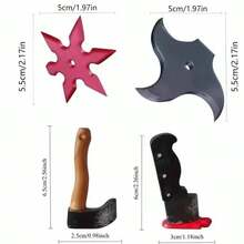 Kreativer magnetischer Kühlschrankmagnet 3D stereoskopische Dekoration einzigartiges Geschenk lustiger Kühlschrankmagnet Messer Axt magischer magnetischer Kühlschrankmagnet - Verschiedenfarbig - Übersicht 7