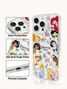 Miniso XDisney 手機殼，支援無線磁吸充電，柔軟橡膠材質，相容 iPhone 18 Duo 18 Pro 18 Pro Max，防滑、防摔、防指紋，節日禮物，相容 Apple 17 17 Air 17 Pro 17 Pro Max 11 12 13 14 15 16 Pro 16 Pro Max 14 Plus 15 Plus 16 Plus 16 Pro 16 Pro Max，相容 S22、S23、S24 Plus、S25、Samsung S26 Ultra，萬聖節節日禮物 - 無色 - 查看 3