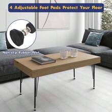 Techigher 4pcs Metal Table Legs, Heavy Duty DIY Furniture Legs, Adjustable Replacement Desk Legs For Dining Table, Coffee Table, Office Desk & Workbench - 68cm - View 5