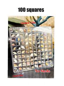 Caja de exhibición de conchas magnética de acrílico 36-rejilla Caja de almacenamiento de conchas de acrílico Caja de exhibición de conchas multifuncional Caja de almacenamiento de joyas Caja de almacenamiento de conchas de estrella de mar y gemas Joyería hecha a mano Caja de almacenamiento de decoración Regalo para amigos y familia - Multicolor - Ver 14