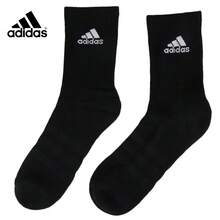 Adidas Breathable Comfortable Couple Basketball Socks Black Mid-Calf Socks DZ9360 - Black - View 6