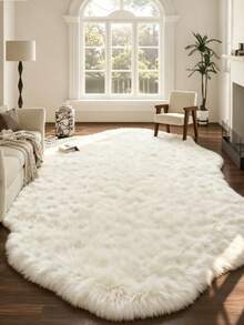 1 pieza Alfombra mullida y esponjosa, disponible en blanco, negro, morado, suave y esponjosa, absorbente, alfombra gruesa para dormitorio, sala de estar, decoración del hogar, alfombra de cocina lavable - Multicolor - Ver 2