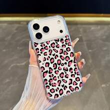 Handyhülle - Rosa Leoparden-Design Hülle, kompatibel mit kabellosem Laden, stoßfest und mit Magnet, für iPhone 17 Pro Max/17 Air/16/15/14 Plus/13/12/11 und Galaxy A56/A55/A54/A36/A35/A26/A25/A16/A15/A06/S25 Ultra/S24 Fe/S23 Plus/S22 - 1 Stück Bildfarbe - Übersicht 6