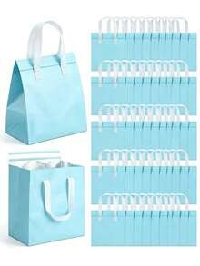 1/10pcs Heavy Duty Insulated Delivery Bags, High Thermal Insulation, With Top Seal And Hanging Hole, Orange, Suitable For Pizza, Coffee, Restaurant, Supermarket, Seafood Transport Food Delivery Supplies, 50pcs Individually Packed, Non-Food Contact - Multicolor - View 9