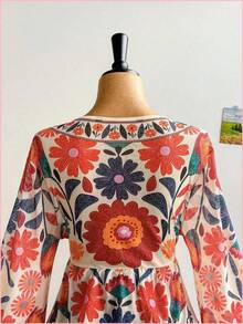 Plus Size Blouses - Green - View 8