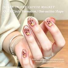 MIANEL GEL Best-Selling 7-In-1 Cat Ear Shaped Nail Art Magnet Tool, Multi-Functional New Design, Strong Magnetic Force, Cute Versatile Nail Art Accessory, Suitable For Salon And DIY Nail Art, Beginner Friendly - Multicolor - View 3