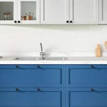 2/4/6/8/10 buah Gagang Kabinet Modern Warna Hitam Doff dan Perak - Gagang Laci Aluminium Bentuk T dan Lubang Tunggal, Cocok untuk Dapur dan Kamar Mandi - Perangkat Keras Dekorasi Rumah yang Bergaya, Perangkat Keras Dapur | Perangkat Keras yang Indah | Tahan Lama, Gagang Kabinet - A - View 6