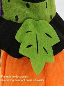 Halloween Trick Or Treat Candy Bags, 5 Styles Soft Plush Pumpkin Candy Buckets, Reusable Children's Halloween Gift Bags, Suitable For Party Favors And Cosplay - Multicolor - View 5