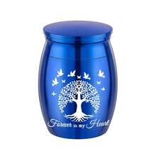 Mini Pet Cremation Urn Box, 40X30mm Waterproof Dustproof Storage Container For Dog Cat Ashes, Teeth Hair Organizer Pet Memorial Keepsake - Multicolor - View 15