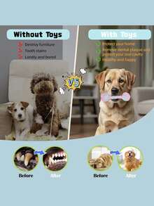 1/2/3/4/5/6/7pcs Pet Dog Cotton Rope Toy Set, Durable Chewing & Teething Rope Toys For Medium & Puppy Dogs, Teeth Cleaning Interactive Tug Rope Toys, Pet Chew Toys - Multicolor - View 8