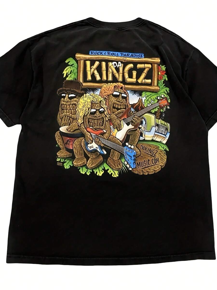 Da Kingz Music Rock & Roll Graphic T-Shirt Size XL - 款式 - 查看 1