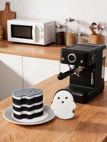 1pc/2pcs Cute Ghost Sponge, Suitable For Multiple Scenarios: Cleaning Coffee Machine, Bathroom, Sink, Perfect Christmas And Halloween Gift - View 5