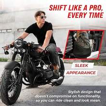 Motorcycle Gear Shift Shoe Cover, Anti-Slip, High Quality, Stain-Resistant, Shoe Protector With Adjustable Clip, Machine Washable, Black, Motorcycle Riding Equipment, Secure Fit Design, Durable - Black - View 4