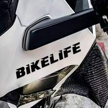 1 buah Stiker Vinyl Bikerlife - Tahan Air dan Tahan Lama, Sempurna untuk Dekorasi Tangki Motor, Stiker Pelindung Goresan Perekat Sendiri dengan Kutipan Berkendara, Sempurna untuk Perlengkapan Berkendara di Luar Ruangan, Sepeda Motor - A - View 7