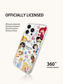 Miniso XDisney 手機殼，支援無線磁吸充電，柔軟橡膠材質，相容 iPhone 18 Duo 18 Pro 18 Pro Max，防滑、防摔、防指紋，節日禮物，相容 Apple 17 17 Air 17 Pro 17 Pro Max 11 12 13 14 15 16 Pro 16 Pro Max 14 Plus 15 Plus 16 Plus 16 Pro 16 Pro Max，相容 S22、S23、S24 Plus、S25、Samsung S26 Ultra，萬聖節節日禮物 - 無色 - 查看 4