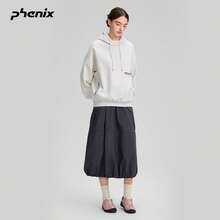+Phenix Sweatshirt Sweatshirt Unisex 2025 Spring Loose Knit Casual Minimalist Solid Color Top - Oatmeal Grey - View 3