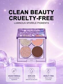 URBAN DECAY MOONDUST SPACE COWBOY 4-Color Eyeshadow Palette 6.G-0.2 Oz - SPACE COWBOY QUAD-6.g-0.2 Oz - View 5