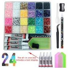 DIY Full Crystal Art Decoration Kit, Handcraft Accessories Set, Multi‑Style Animal & Pattern Design Supplies, For Painting, Bag, Hat, Tumbler, Shoes & Home Decor Making - Multicolor - View 16