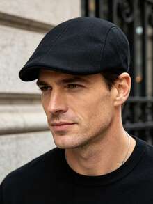 1/2pcs Men's Ivy Newsboy Cap Flat Cap Vintage Gentleman Style Breathable Lightweight Spring Autumn Daily Commute Travel Street Casual Hat - Multicolor - View 4