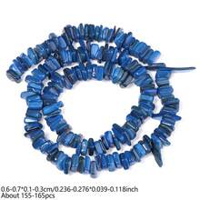 1Strand 6-7mm Irregular Natural Colorful Beads Square Rondelle Loose Bead For DIY Charms Bracelet Necklace Jewelry Making DIY - Irregular Shell Beads - View 9