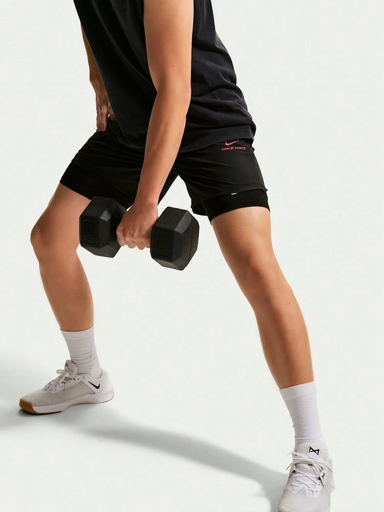 Nike Men's AS M NP DF NPT 6IN Short Woven Shorts HV0412-011 - Black - View 1
