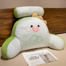 Cute Animal Reading Pillow, Cooling Ice‑Bean Surface Backrest Cushion, Soft Waist Support Pillow For Bed Sofa, Headrest Back Pillow For Reading Watching TV - 70cm55cm - View 7