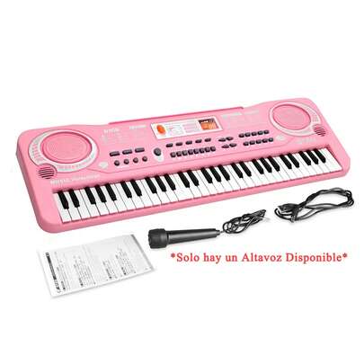 61-Key Digital Electric Piano With Microphone, Portable For Children, Beginners, Birthday