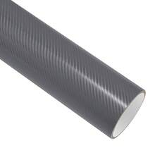 50CM Width 4D Carbon Fiber Gray Car Vinyl Wrap Film Auto Body Motorcycle Car Interior Exterior Sticker Self Adhesive DIY Film - Carbon Fiber Texture Film - View 10