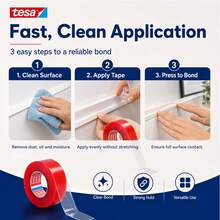 Desa Tesa PET Red Film Transparent Double-Sided Tape With Strong Moisture Resistance And High Temperature Resistance, Suitable For Various Scenarios In Home Factories And Automobiles, With No Trace Double-Sided Tape - 10mm X 8m - View 8