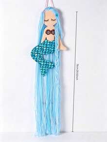 Mermaid Hair Clip Storage Rack, Cute Girls Hair Accessories Organizer, Suitable For Nursery Decor - Multicolor - View 5