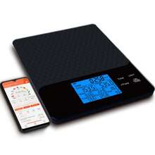 10kg/22lb Smart Digital Food Kitchen Scale With Nutrition Calculator, Screen Displays Nutrition Info, Free App To Track Calories & Macros, Convenient For Portion Control & Meal Prep (Batteries Not Included) - Grey - View 12