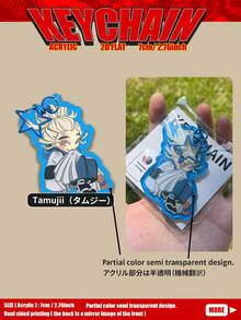 Gachiakuta Acrylic Pendant/Keychain - Inspired By Rudo, Engine, Zanka, Riyo And Amo & Jabba - Bag Charm/Car Key Ring Accessory - Anime Merchandise - Perfect Gift For Gachiakuta Fans, Family And Friends - 7CM Acrylic - View 8