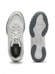 Puma Unisex-Rollcat-Grey-Grey-Silver Low-Top Sports Casual Shoes 40878402 - Silver - View 6