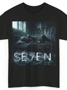 Se7en T Shirt - 90's Classic Seven Deadly Sins Graphic Art Tee - New - 款式 - 查看 1
