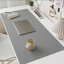 1pc Leather Desk Mat, Eye-Protection Desk Pad, Waterproof Wash-Free Tablecloth, Leather Dining Table Mat, Office Desk Pad, Student Study Desk Mat, Office Computer Desk Pad, Easy To Clean Durable Long Tablecloth, Suitable For Table, Office Desk, Study Desk, Gaming Table, Side Cabinet/Coffee Machine, Kitchen And Living Room Countertop Protection Mat - PU Leather Placemat - View 149