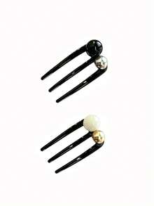 Bun Hair Clip Casual Versatile Suitable For Daily Wear - Multicolor - View 8