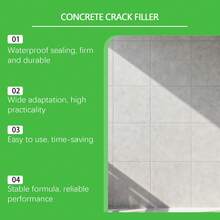 Waterproof Crack Filler, Self-Leveling Sealant Gap Auxiliary Base Material, Durable Filler For Home, Office And Construction Use, Daily Household Repair, Essential For Home Leakage, Quality Gift For Family And Friends - A - View 10