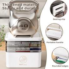3-Layer Large Capacity Transparent Minimalist Medical Medicine Storage Box, Waterproof Sealed With Compartment Design, Handle, Home Desktop Bathroom Countertop First Aid Medicine Box, Multi-Functional Multi-Layer Portable Handheld First Aid Bag, Family Medical Storage Box, Outdoor Travel Emergency Medicine Organizer, Nurse Car Storage Tool, With Lid Moisture-Proof Lock Compartment Tool Box, Camping Business Trip School Dormitory Home Backup Medicine Box, Plastic Multi-Functional Large Size Organizer Box, Dust-Proof Storage Box - Multicolor - View 9