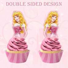 Hot-Selling Recommendation Dessert Decoration 31pcs Princess Size Cake Toppers Cake Decorations Princess Bunting Birthday Cake Dessert Birthday Party Cake Decoration Cartoon Plug-In Set - View 9