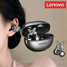 Lenovo TA410 耳夾式無線耳機，清晰環繞音效，智慧觸控藍牙耳機 - 灰色 - 查看 8