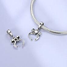 1Pc Simple Princess‑Vibe Bow Charm Pendant, 3 Colors To Choose, For Handmade Bracelet Necklace Keychain DIY Jewelry, Gift For Family Friends Lover - AC1001 - View 6