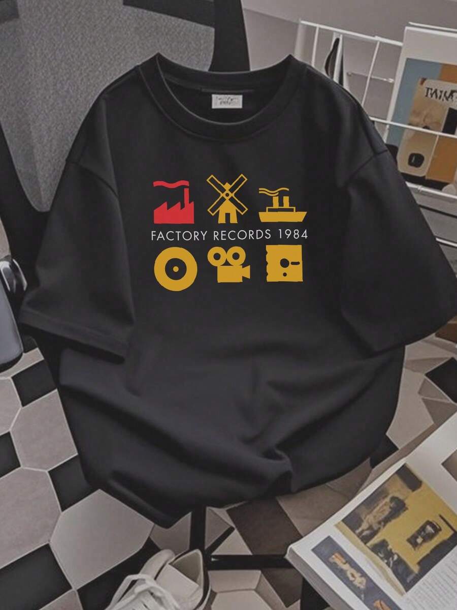 Men Sports Tees & Tanks - 黑色 - 查看 1