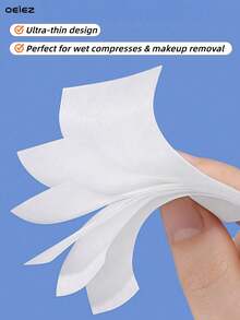 OEIEZ 1200 Pcs Ultra Soft Cotton Pads, Lint‑Free Dual‑Use Facial Cotton Sheets For Makeup Remover & Wet Compress, Water‑Saving Gentle Skin Care Cosmetic Pads For Sensitive Skin - View 6