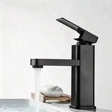 Black / Bathroom Faucets Hot And Cold Mixer Faucets Vanity Bathroom Kitchen Deck Mounted Bathroom Sink Faucets - Black - View 11