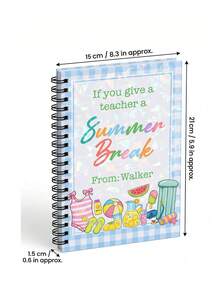 Customized Text Coil Notepad; Suitable For Daily Record Needs In The Office. It Can Be Used For Office Records, Lesson Plan Writing, And Daily Note-Taking. - Multicolor - View 3
