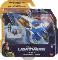Mattel Lightyear Hyperspeed Mini Buzz Lightyear Figure & XL-14 Spaceship Set - Multicolor - View 6