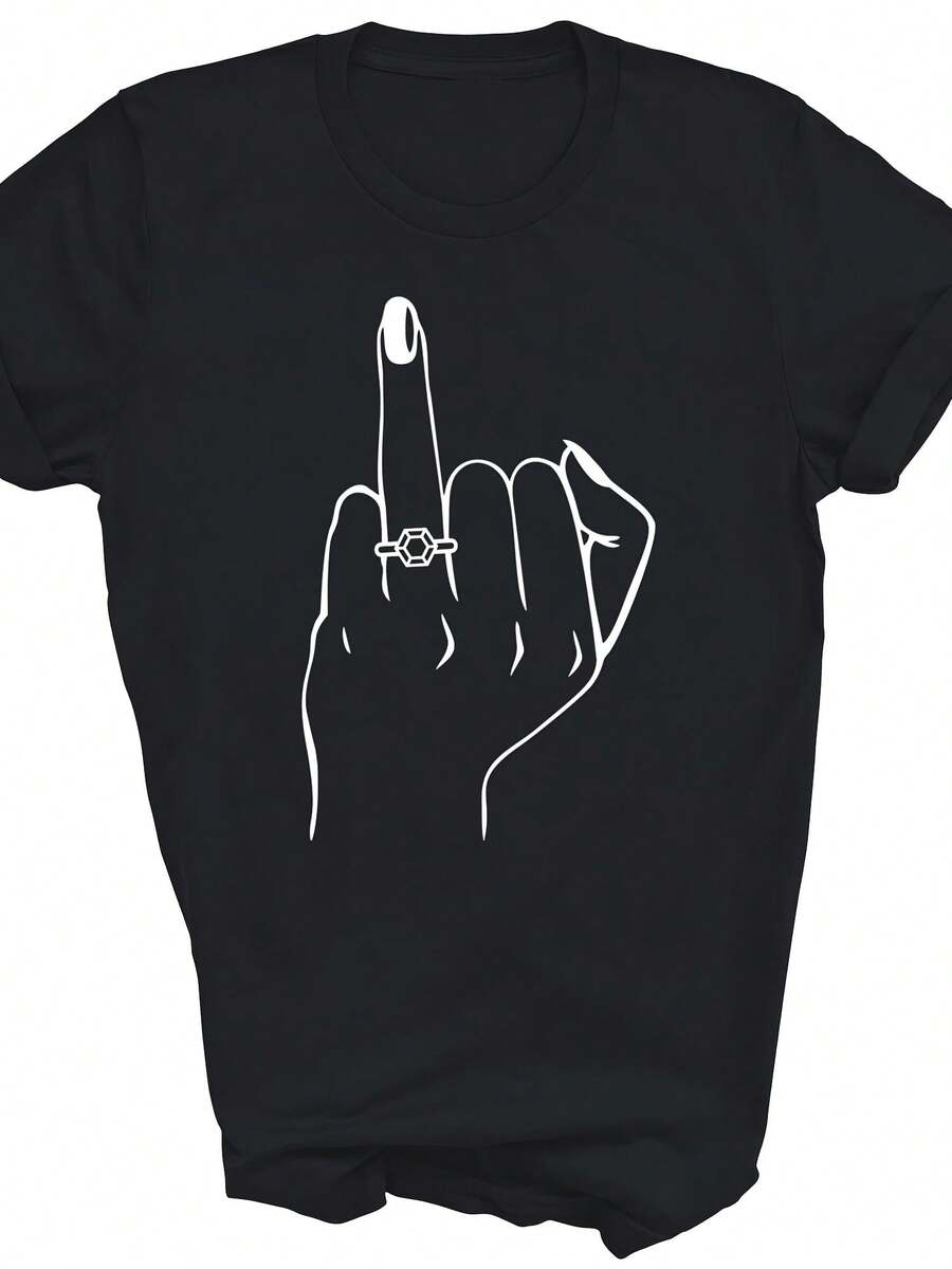 Fiancee Bachelorette Party Engaged Ring Finger Unisex Shirt Gift - 款式 - 查看 1