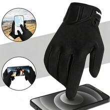RIGWARL 1 Pair Sports Outdoor Motorcycle Bicycle Riding Gloves, Two-Finger Design, Breathable And Comfortable - Black - View 5